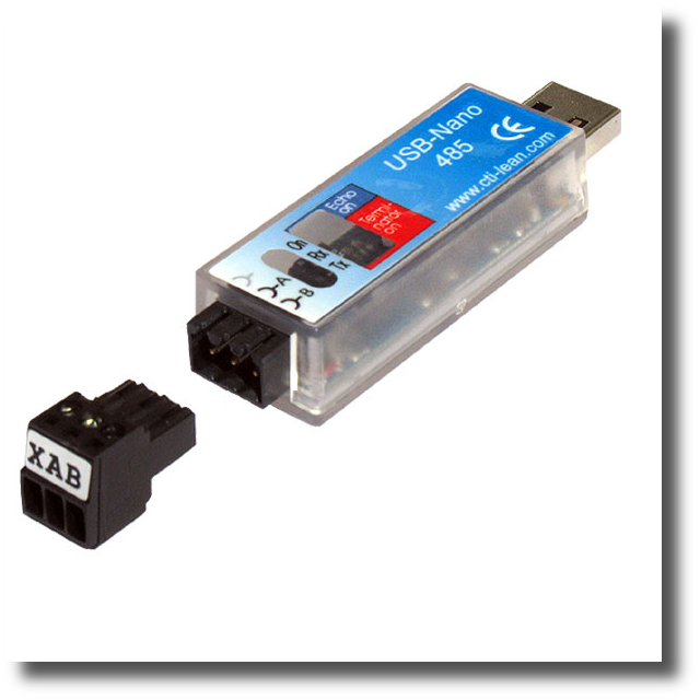 product information and ordering of USB-Nano-485 converter.